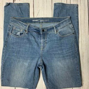 Old Navy Jeans Womens 6 Blue Curvy Mid Rise Denim